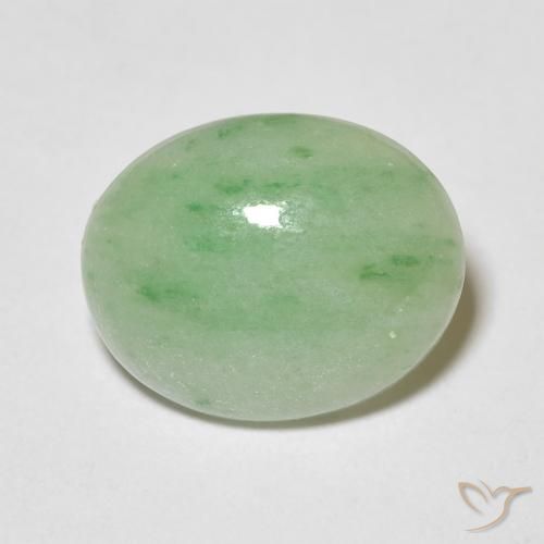 3.83ct Natural verde quente Saída, oval, Opaco