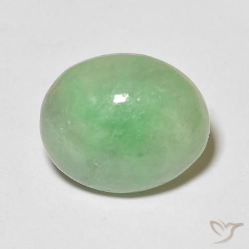 4.52ct Natural Verde limão Saída, oval, Opaco
