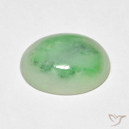 Saída Verde amarelado Natural 4.81ct, oval, Opaco
