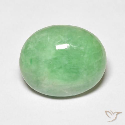 4.68ct Natural Verde amarelado Saída, oval, Opaco