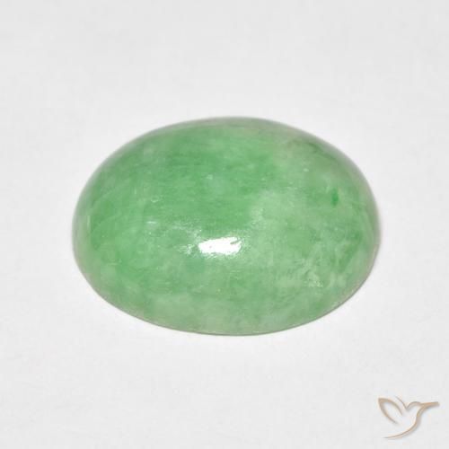 Saída Verde amarelado Natural 4.68ct, oval, Opaco