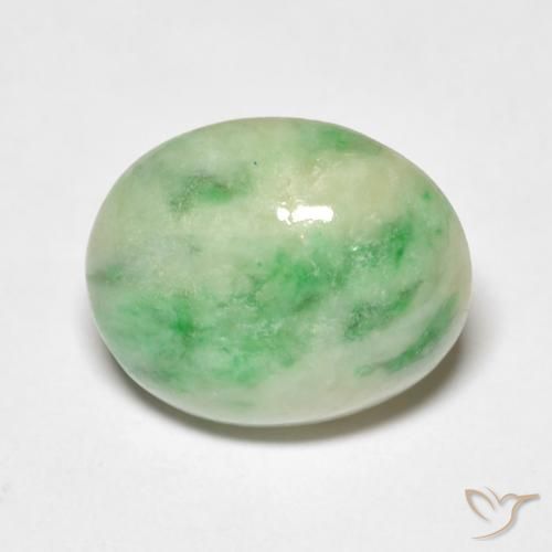 4.46ct Natural Verde amarelado Saída, oval, Opaco