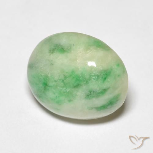 Saída Verde amarelado Natural 4.46ct, oval, Opaco