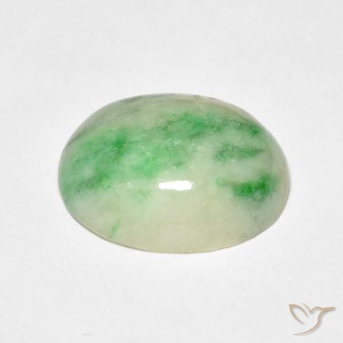 Saída Verde amarelado Natural 4.46ct, oval, Opaco