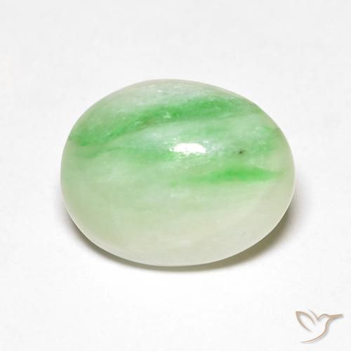 4.60ct Natural Amarelo Claro Verde Saída, oval, Opaco