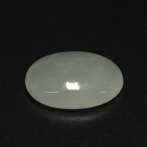 Jadeíta verde natural 2,39ct, transparente, transparente/translúcido