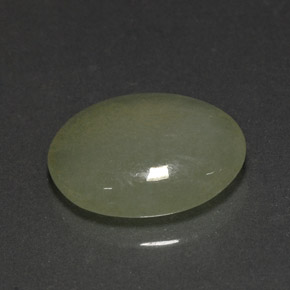 Jadeíta verde natural 4,80ct, transparente, transparente/translúcido