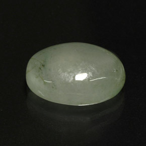 Jadeíta verde natural 4,22ct, transparente, transparente/translúcido