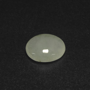 Jadeíta verde natural 2,81ct, transparente, transparente/translúcido