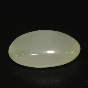 Jadeíta verde natural 3,33ct, transparente, transparente/translúcido