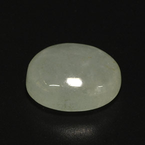 Jadeíta verde natural 4,80ct, transparente, transparente/translúcido