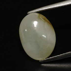 Jadeíta multicolorido natural 6,78ct, transparente, transparente/translúcido