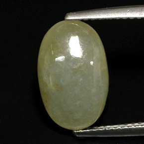 Jadeíta multicolorido natural 5,55ct, transparente, transparente/translúcido