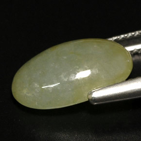 Jadeíta multicolorido natural 5,55ct, transparente, transparente/translúcido