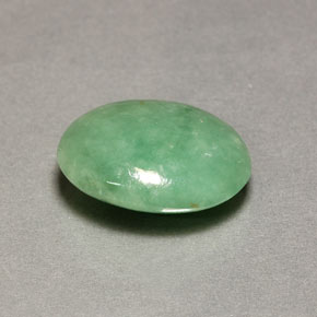 Jadeíta verde natural 8,45ct, transparente, transparente/translúcido