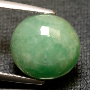 jadeita Verde Natural 9.74ct, Transparente, Transparente/Translúcido