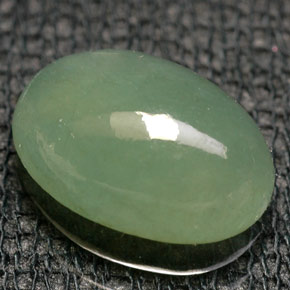 Jadeíta verde natural 3,20ct, transparente, transparente/translúcido