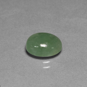 Jadeíta verde natural 2,82ct, transparente, transparente/translúcido