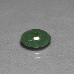 Jadeíta verde natural 2,37ct, transparente, transparente/translúcido