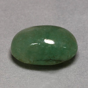 Jadeíta verde natural 3,26ct, transparente, transparente/translúcido