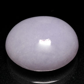 Jadeíta azul natural 12,21ct, corte oval, opaco