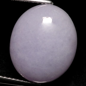 Jadeíta azul natural 12,21ct, corte oval, opaco