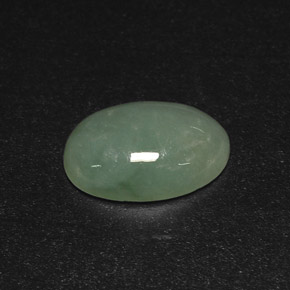 jadeita Verde Natural 4.81ct, Transparente, Transparente/Translúcido