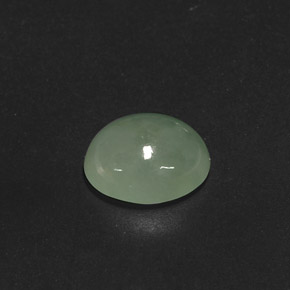 Jadeíta verde natural 3,80ct, transparente, transparente/translúcido