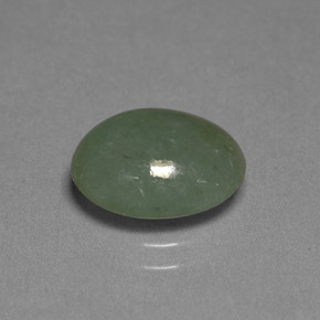 Jadeíta verde natural 3,39ct, transparente, transparente/translúcido