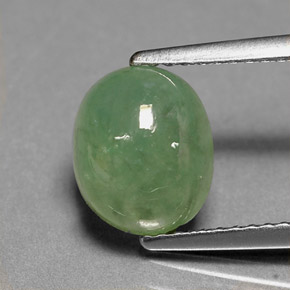 jadeita Verde Natural 2.93ct, Transparente, Transparente/Translúcido