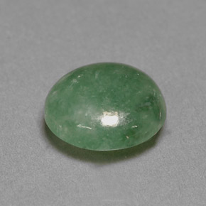 Jadeíta verde natural 2,26ct, transparente, transparente/translúcido