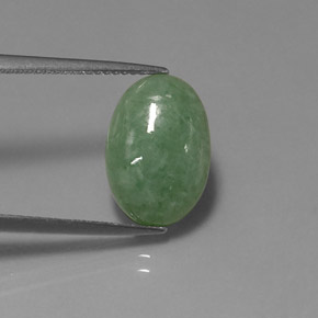 jadeita Verde Natural 5.83ct, Transparente, Transparente/Translúcido