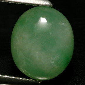 jadeita Verde Natural 2.71ct, Transparente, Transparente/Translúcido