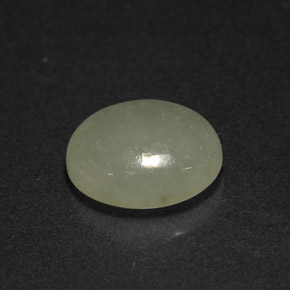 Jadeíta verde natural 1,98ct, corte oval, translúcido