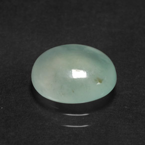 Jadeíta verde natural 2,83ct, corte oval, translúcido