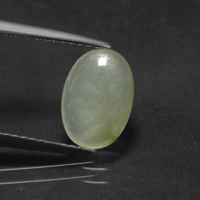 Jadeíta verde natural 1,87ct, transparente, transparente/translúcido