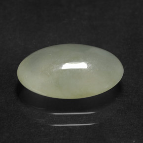 Jadeíta verde natural 3,43ct, transparente, transparente/translúcido