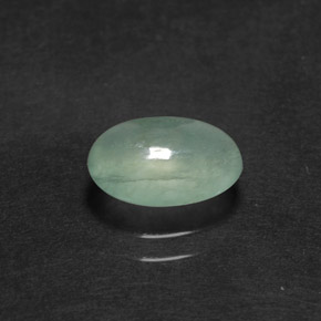 Jadeíta verde natural 1,68ct, transparente, transparente/translúcido