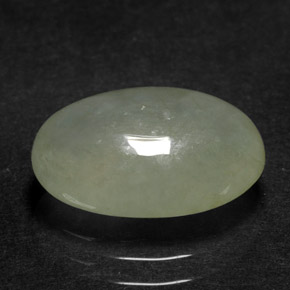 Jadeíta verde natural 4,21ct, transparente, transparente/translúcido