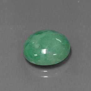 jadeita Verde Natural 6.31ct, Corte Redondo, Opaco