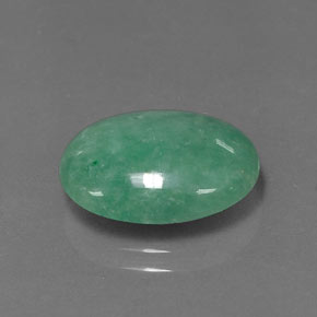 jadeita Verde Natural 6.30ct, Corte Oval, Opaco