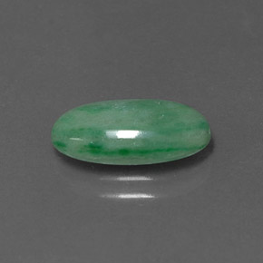 jadeita Verde Natural 2.64ct, Corte Oval, Opaco