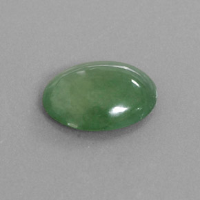 Jadeíta Verde Natural 3.08ct, oval, Translúcido