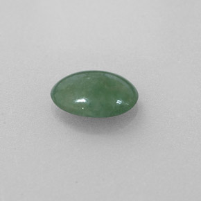 jadeita Verde Natural 1.51ct, Corte Oval, Translúcido