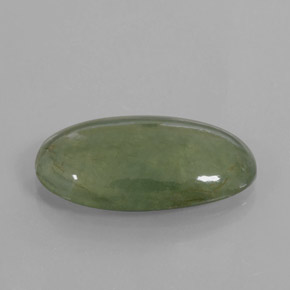jadeita Verde Natural 8.64ct, Corte Oval, Transparente