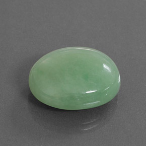 Jadeíta Verde Natural 21.62ct, oval, Opaco