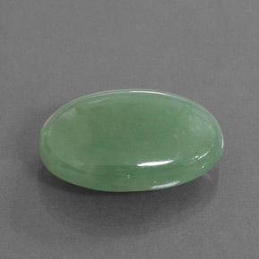 Jadeíta Verde Natural 20.88ct, oval, Translúcido