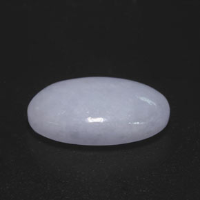 Jadeíta azul natural 11,83ct, corte oval, opaco