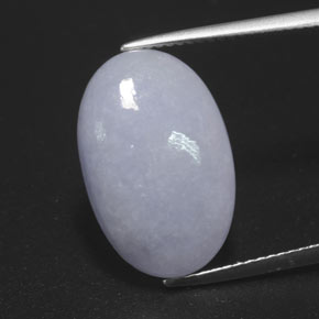jadeita Lavanda Natural 11.16ct, Corte Oval, Opaco