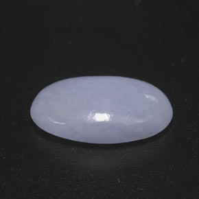 Jadeíta azul natural 10,99ct, corte oval, opaco